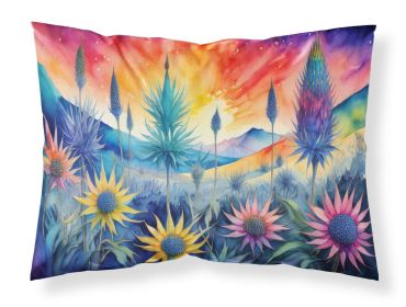 Eryngium in Color Standard Pillowcase Lightweight Super Soft Easy Care Decorative Artwork Pillowcase, Standard