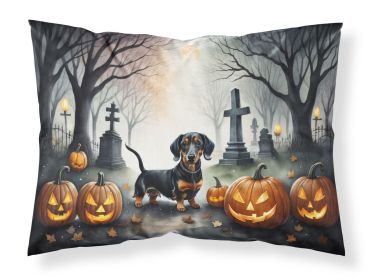 Dachshund Spooky Halloween Standard Pillowcase Lightweight Super Soft Easy Care Decorative Artwork Pillowcase, Standard