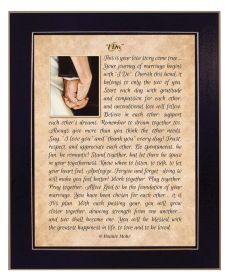 "I DO" by Artisan Bonnie Mohr , Ready to Hang Framed Print, Black Frame (Color: as Pic)