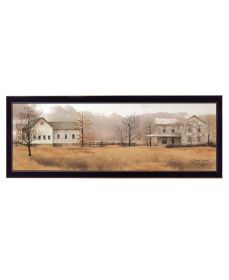 "Peaceful Homestead" by Billy Jacobs, Ready to Hang Framed Print, Black Frame (Color: as Pic)