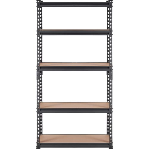 VEVOR Storage Shelving Unit, 5-Tier Adjustable, 2000 lbs Capacity, Heavy Duty Garage Shelves Metal Organizer Utility Rack, Black